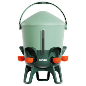 Insulated Stay Clean Chicken Drinker 11 Litre - Sage Green