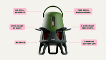 smart no waste chicken feeder usps